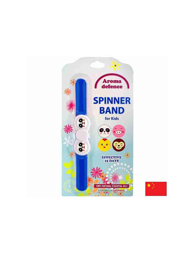 Спинър гривна "Aroma Defence" за деца - Репелент с аромат на цитронела и здравец, 1 бр  Aroma Defence - Nutra Best Bulgaria