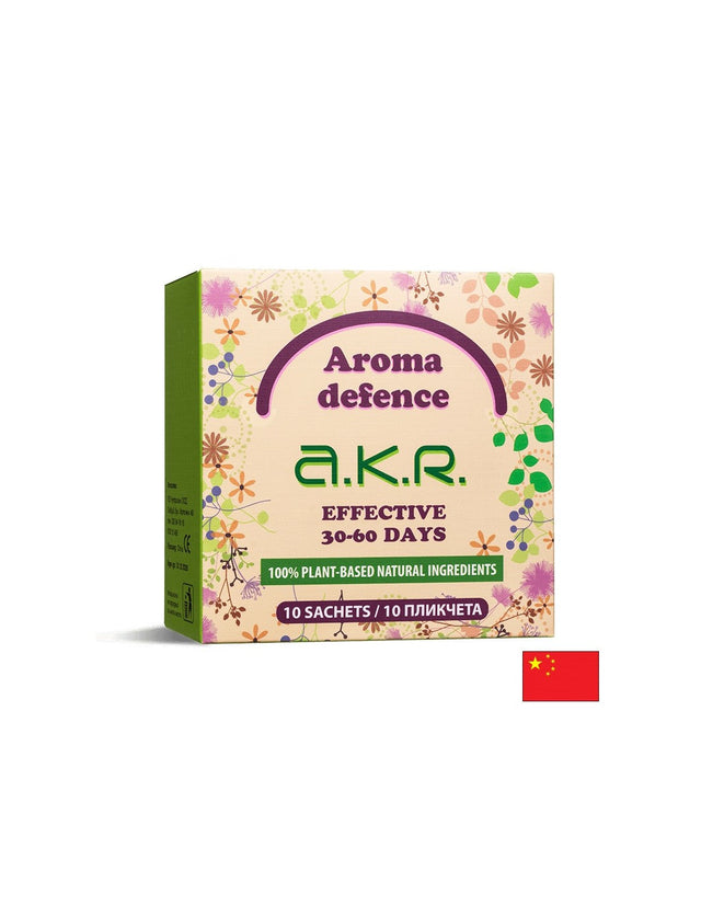 Билков ароматизатор против акари Aroma Defence А.К.Р. - 10 броя филтърни торбички с есенциални масла  Aroma Defence - Nutra Best Bulgaria