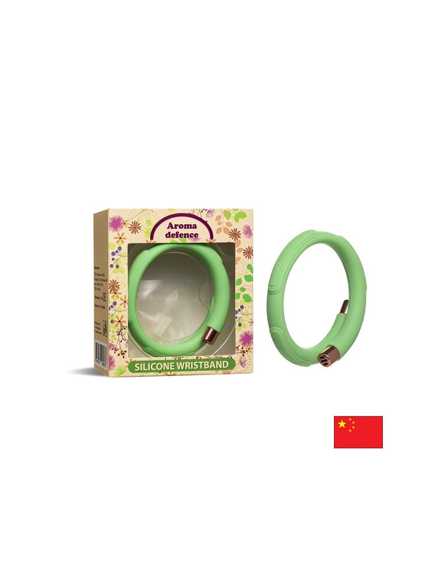 Гривна "Aroma Defence" с 3 активни пълнителя - Репелент с аромат на цитронела, здравец и мента  Aroma Defence - Nutra Best Bulgaria