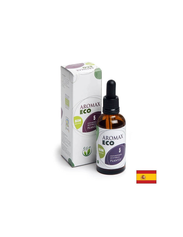 Билкова тинктура за детоксикация - Aromax Eco 5 Plantis®, без алкохол, 50 ml  Artesania Agricola - Nutra Best Bulgaria
