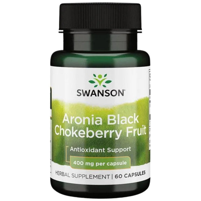 Aronia Black Chokeberry Fruit 400 mg 60 капсули  Swanson - Nutra Best Bulgaria