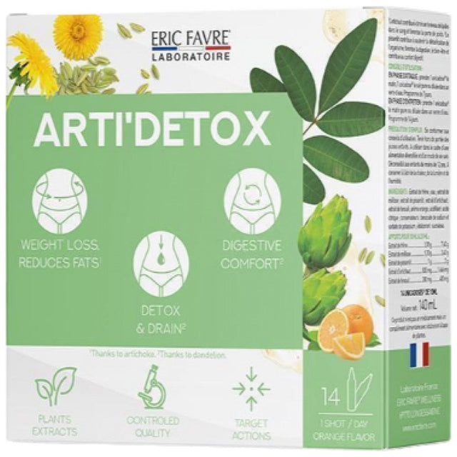 Arti Detox | Artichoke Detoxifying Program - 14 x 10 мл  Eric Favre - Nutra Best Bulgaria