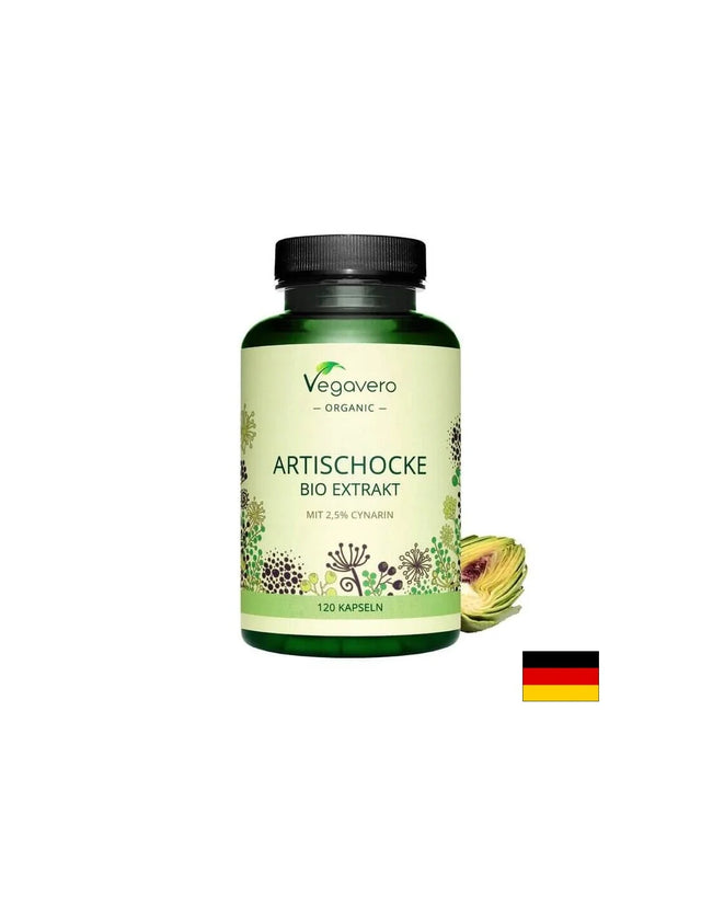Artischocke Bio Extrakt/ БИО Артишок екстракт, 120 капсули, 100% Vegan Vegavero - Nutra Best
