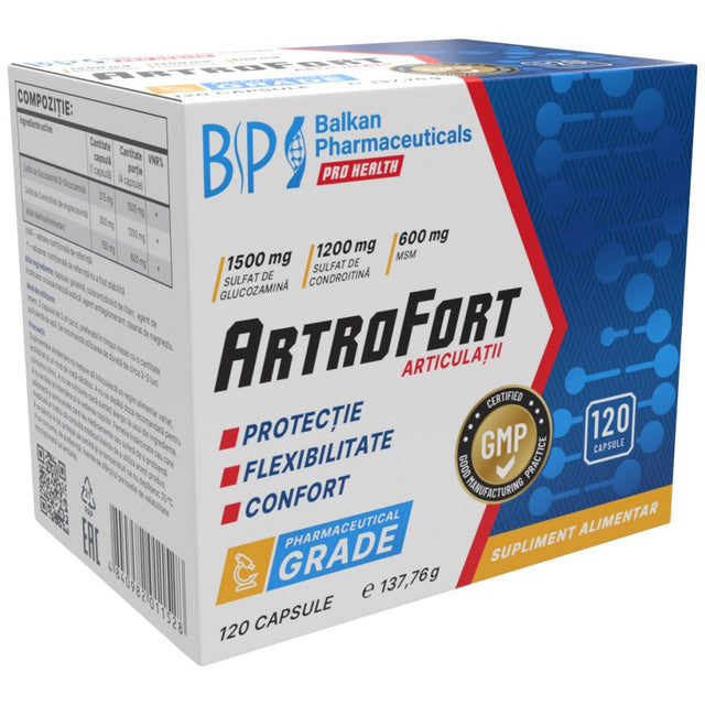 ArtroFort - 120 капсули  Balkan Pharmaceuticals - Nutra Best Bulgaria