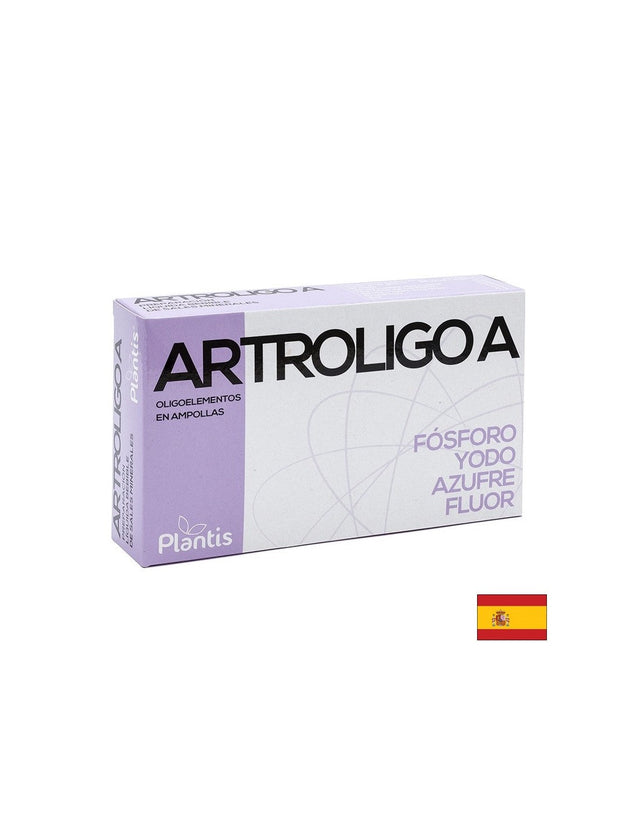 Artroligo A Oligoelementos (фосфор, йод, сяра, флуор)/ За здрави стави, 20 ампули за пиене Artesania  Artesania Agricola - Nutra Best Bulgaria