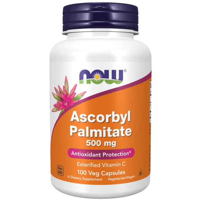 Ascorbyl Palmitate 500 mg - 100 капсули  NOW Foods - Nutra Best Bulgaria