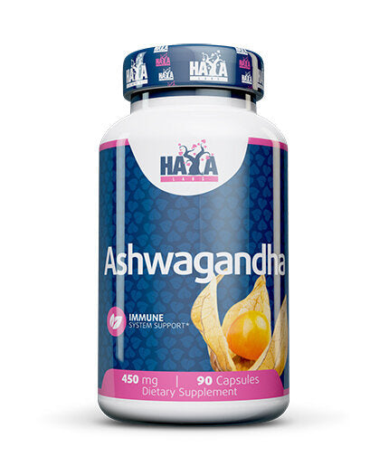 Ashwagandha 450mg. / 90 caps.  Haya Labs - Nutra Best Bulgaria
