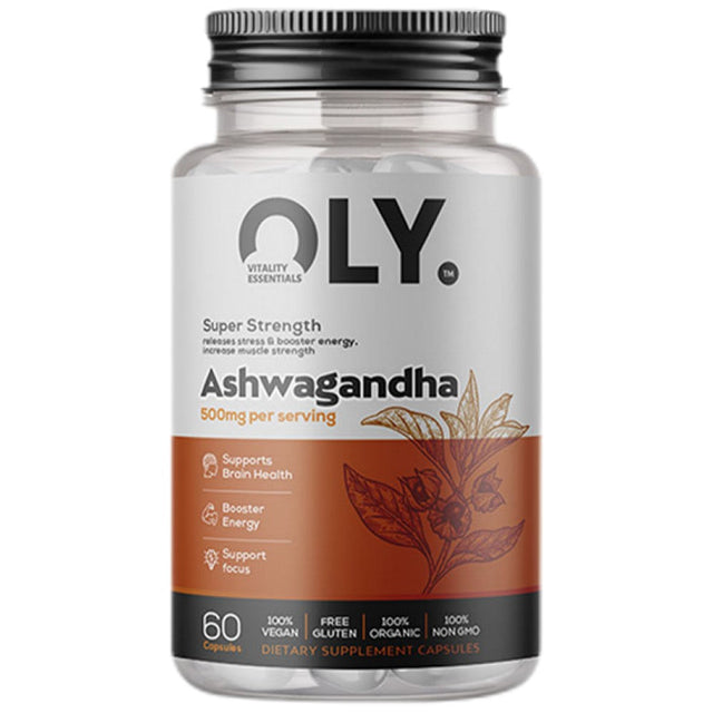 Ashwagandha 500 mg - 60 капсули  Oly. - Nutra Best Bulgaria