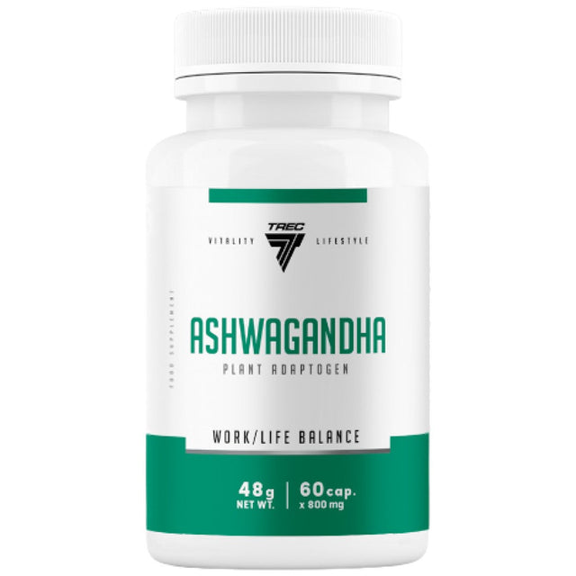 Ashwagandha 666 mg | with 1.5% Withanolides - 60 капсули  Trec Nutrition - Nutra Best Bulgaria