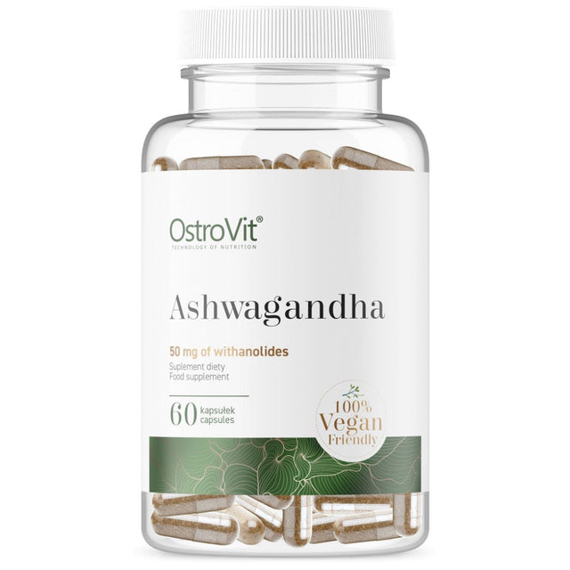 Ashwagandha 700 mg / Vege 60 капсули  OstroVit - Nutra Best Bulgaria