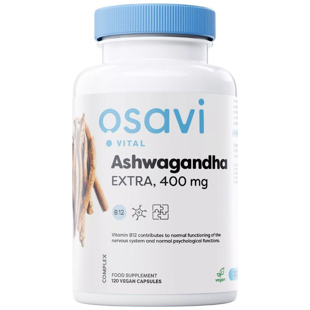 Ashwagandha Extra 400 mg - 120 капсули  Osavi - Nutra Best Bulgaria