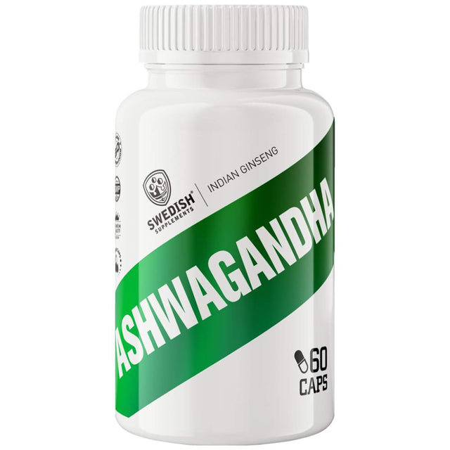 Ashwagandha Extract 400 mg - 60 капсули  SWEDISH Supplements - Nutra Best Bulgaria
