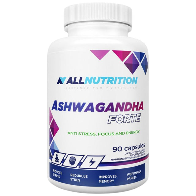 Ashwagandha Forte - 90 капсули  AllNutrition - Nutra Best Bulgaria