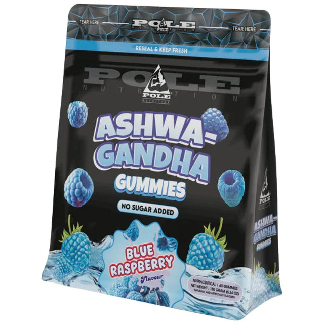 Ashwagandha Gummies | KSM-66 2000 mg - 60 желирани бонбони  Pole Nutrition - Nutra Best Bulgaria