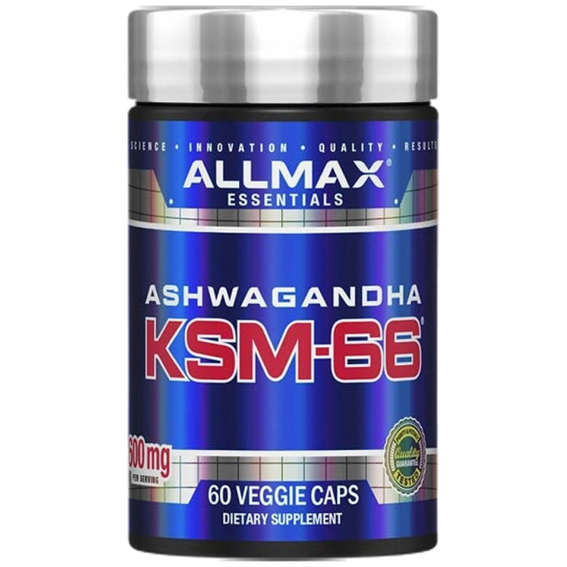 Ashwagandha KSM-66 300 mg - 60 капсули  AllMax Nutrition - Nutra Best Bulgaria