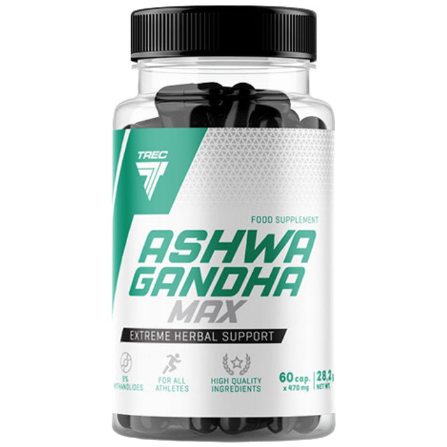 Ashwagandha Max 335 mg - 60 капсули  Trec Nutrition - Nutra Best Bulgaria