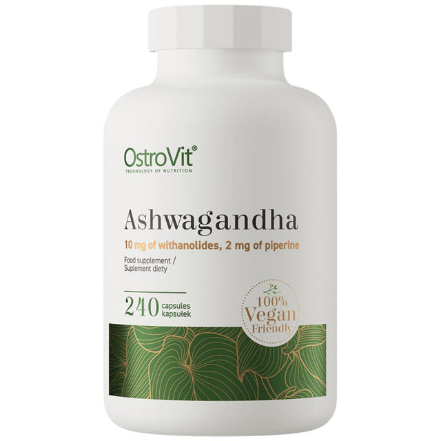 Ashwagandha Root Extract 139 mg 240 капсули  OstroVit - Nutra Best Bulgaria