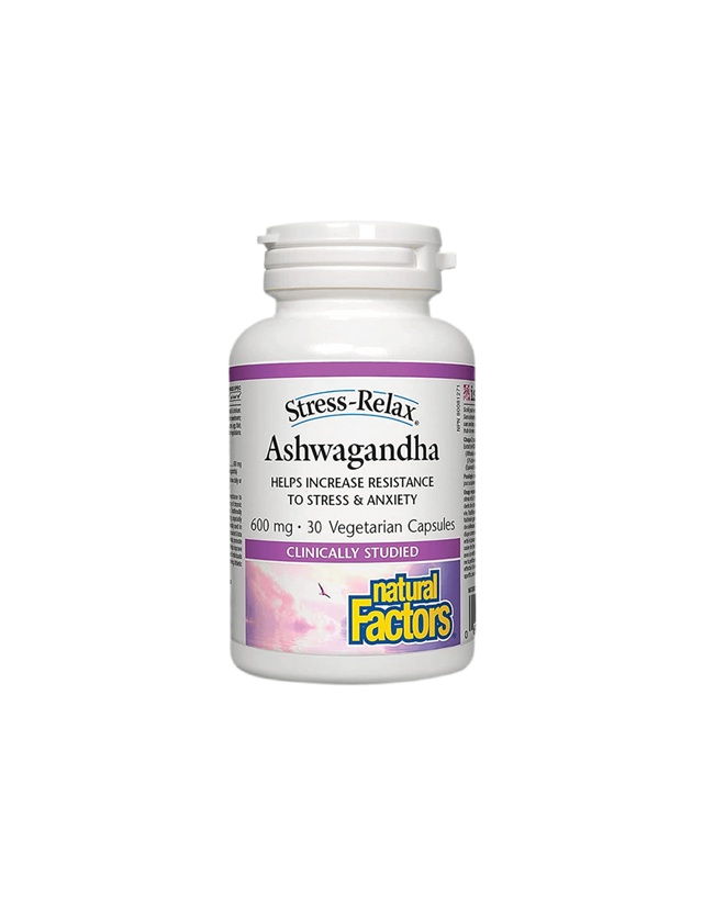 Ashwagandha Sensoril - 60 капсули  Natural Factors - Nutra Best Bulgaria