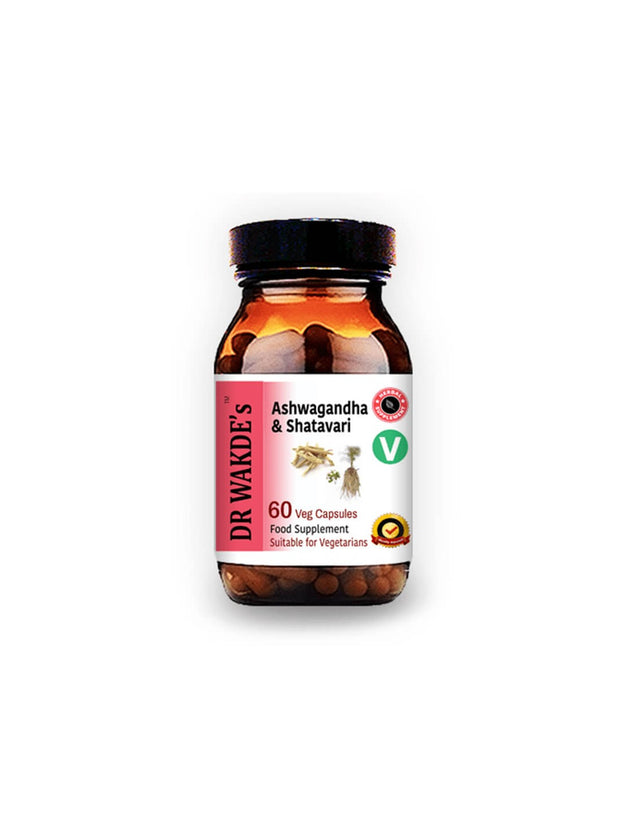 Ашваганда и Шатавари (Ashwagandha & Shatavari) - за имунитет, енергия и издръжливост, 60 капсули  DR WAKDE’s - Nutra Best Bulgaria