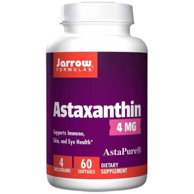 Astaxanthin 4 mg 60 капсули  Jarrow Formulas - Nutra Best Bulgaria