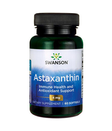 Astaxanthin 4 mg - 60 Гел капсули  Swanson - Nutra Best Bulgaria