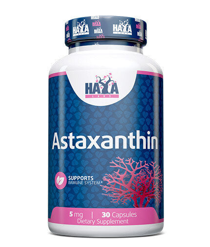 Astaxanthin 5mg. / 30 caps.  Haya Labs - Nutra Best Bulgaria
