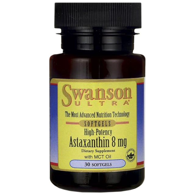 Astaxanthin 8 mg 30 Гел капсули  Swanson - Nutra Best Bulgaria