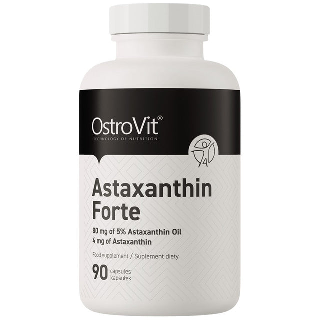 Astaxanthin Forte 4 mg 90 Гел капсули  OstroVit - Nutra Best Bulgaria