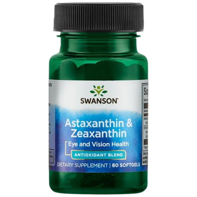 Astaxanthin and Zeaxanthin 60 Гел капсули  Swanson - Nutra Best Bulgaria