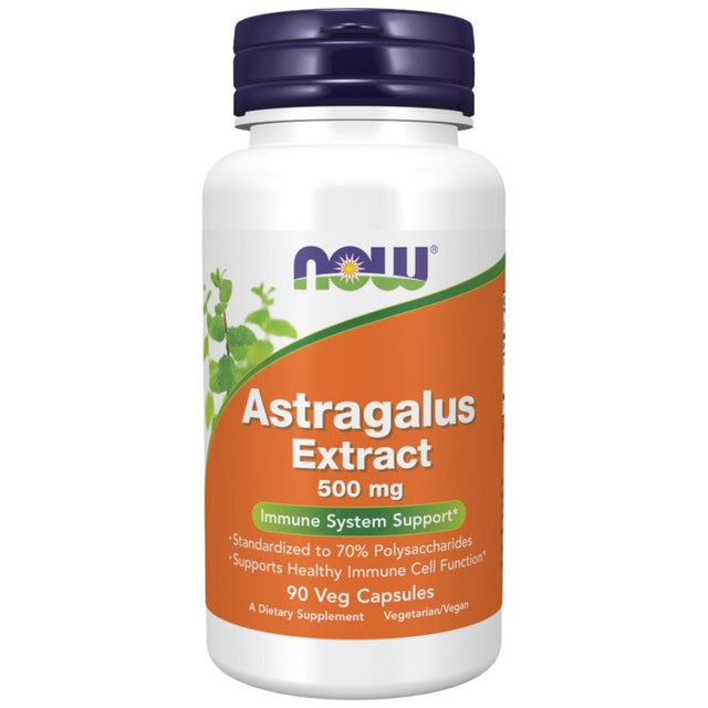 Astragalus Extract 500 mg - 90 капсули  NOW Foods - Nutra Best Bulgaria