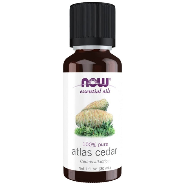 Atlas Cedar Oil | 100% Pure Cedrus Atlantica - 30 мл  NOW Foods - Nutra Best Bulgaria