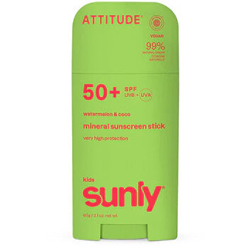 Attitude - Kids Sunly Stick SPF 50 - Dětský minerální opalovací krém -  Attitude - Nutra Best Bulgaria