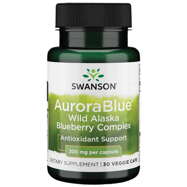 AuroraBlue / Wild Alaska Blueberry Complex - 30 капсули  Swanson - Nutra Best Bulgaria