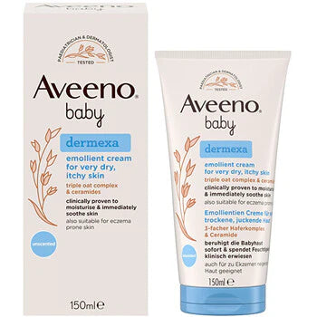 Aveeno - Baby Dermexa Emollient Cream - 150ml  Aveeno - Nutra Best Bulgaria