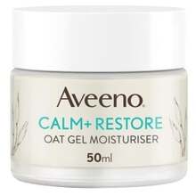 Aveeno - Calm + Restore Oat Gel Moisturiser - Zklidňující a hydratující pleťový gel - 50ml  Aveeno - Nutra Best Bulgaria