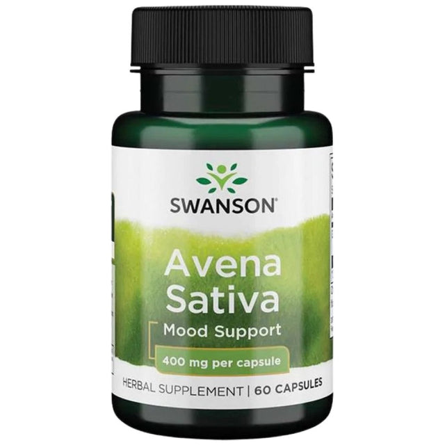 Avena Sativa 400 mg 60 капсули  Swanson - Nutra Best Bulgaria