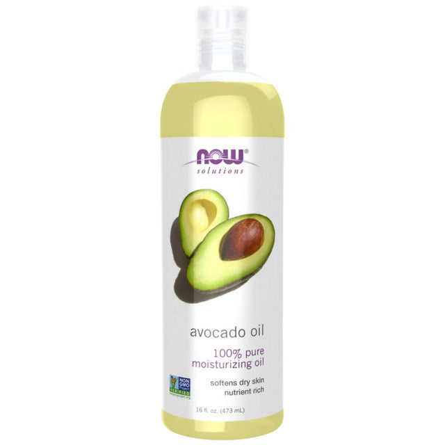 Avocado Oil | 100% Pure Moisturizing Oil - 473 мл  NOW Foods - Nutra Best Bulgaria