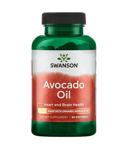 Avocado Oil 1000 mg - 60 Гел капсули  Swanson - Nutra Best Bulgaria
