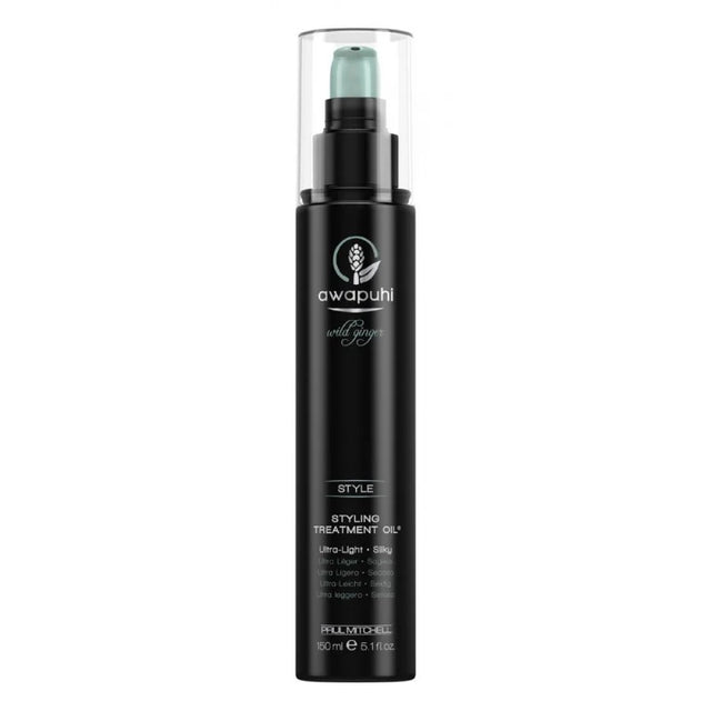 Awapuhi Wild Ginger By Paul Mitchell, Style, Paraben-Free, Hair Oil Treatment, Soft & Silky Texture, 150 ml  Awapuhi Wild Ginger By Paul Mitchell - Nutra Best Bulgaria