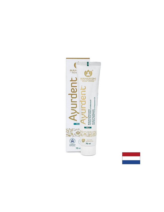 Ayurdent Kräuterzahncreme (mild) Ayurveda - Аюрведична билкова паста за зъби (мека), 75 ml  amla natur / Maharishi Ayurveda - Nutra Best Bulgaria