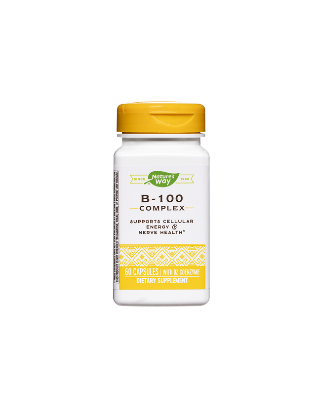 B-100 Complex - Витамин В 100 Комплекс, 60 капсули Nature’s Way  Nature’s Way - Nutra Best Bulgaria