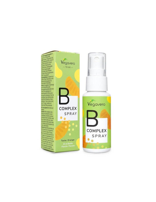 B Complex/ Витамин В комплекс/ Орален спрей, 25 ml, 100% Vegan Vegavero  Vegavero - Nutra Best Bulgaria