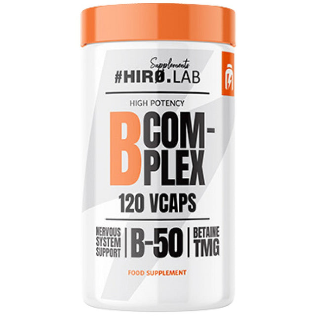 B-Complex B-50 | High Potency 120 капсули  Hero.Lab - Nutra Best Bulgaria