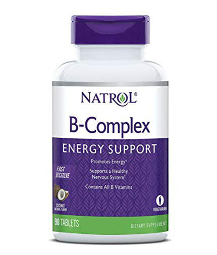 B-Complex Energy Support /Fast Dissolve/ 90 Tabs.  Natrol - Nutra Best Bulgaria