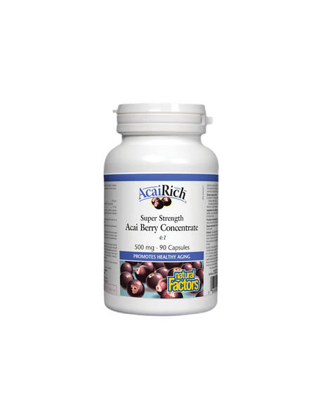 Acai Berry Concentrate 4:1 500 mg - 90 капсули - Nutra Best