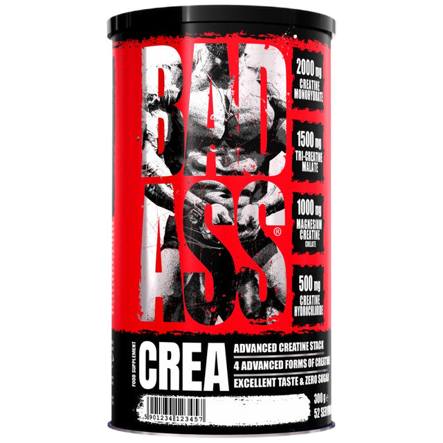 BAD ASS Crea | 4 Advanced Forms of Creatine Matrix - 300 грама  BAD ASS - Nutra Best Bulgaria