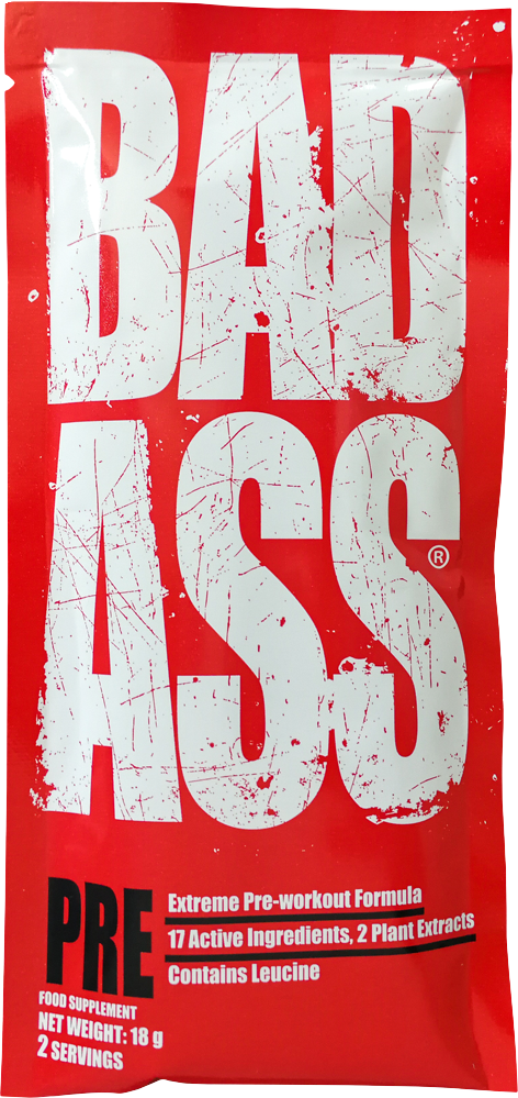 BAD ASS / Pre / Extreme Pre-Workout Formula Sample - 18 грама  BAD ASS - Nutra Best Bulgaria