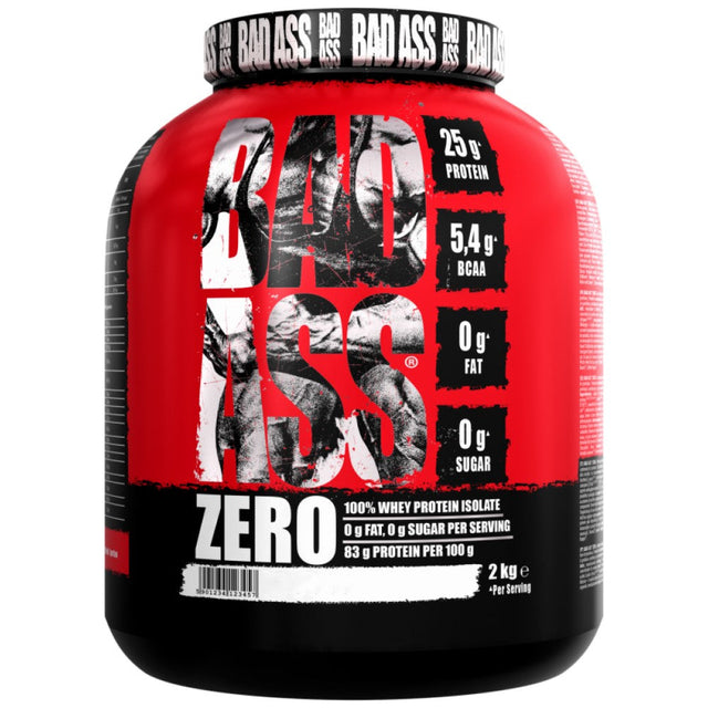 BAD ASS / Zero / Premium Isolate - 2000 грама  BAD ASS - Nutra Best Bulgaria
