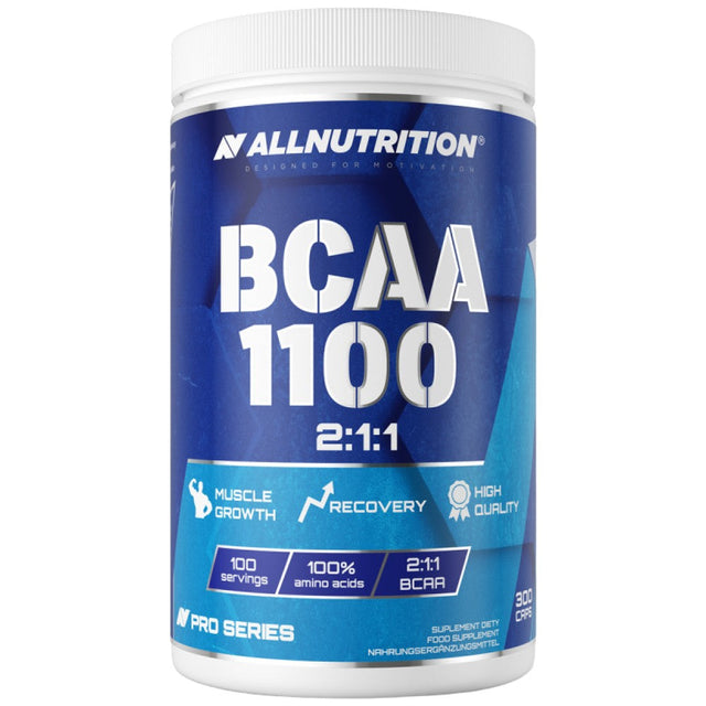 BCAA 1100 2:1:1 - 300 капсули  AllNutrition - Nutra Best Bulgaria