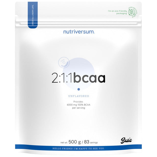 BCAA 2:1:1 Powder | Flow - 500 грама  Nutriversum - Nutra Best Bulgaria